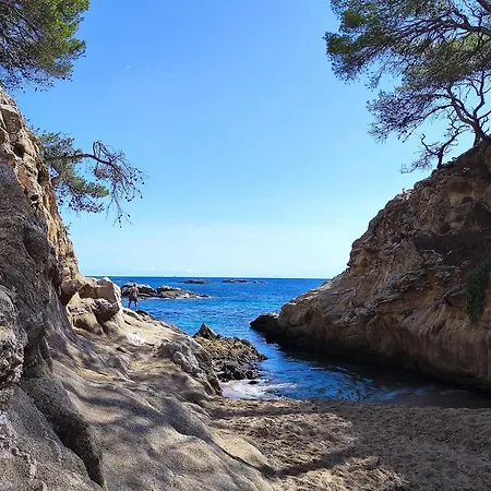 Con Amplia Terraza Y Vistas Al Mar A 150 Metros De La Playa Апартаменты Сан-Антонио-де-Калонже